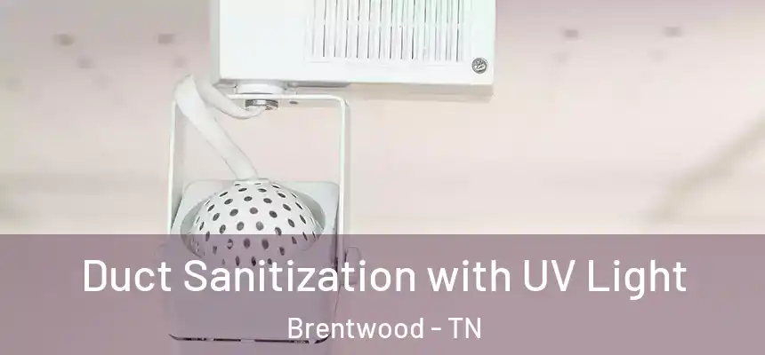 Duct Sanitization with UV Light Brentwood - TN